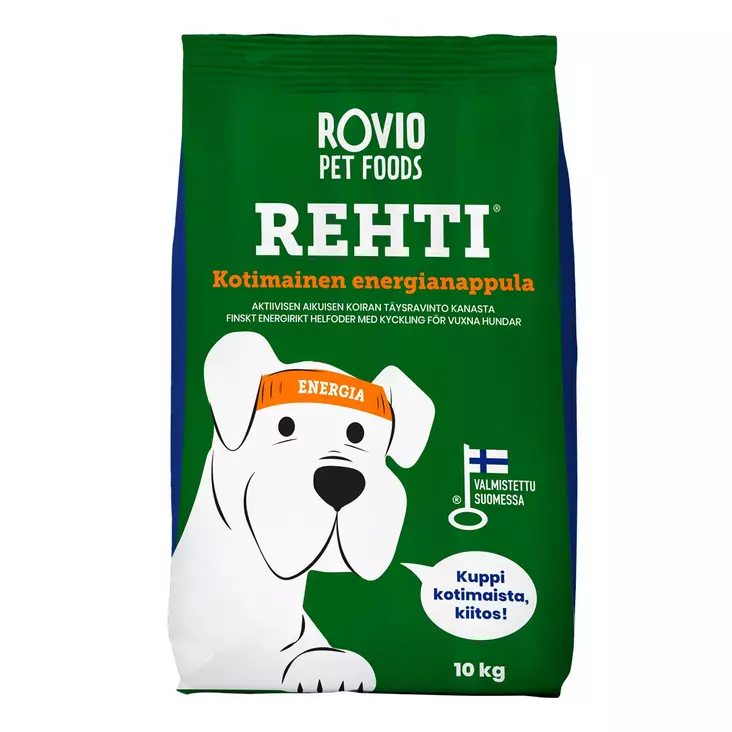 KOIRANRUOKA 10KG REHTI ENERGIANAPPULA - Koiranruoat ja herkut - 6429810236333 - 1