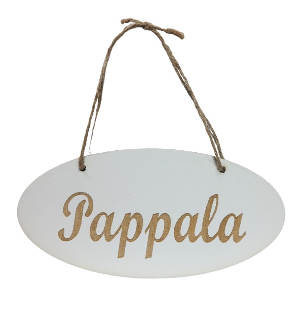 kyltti pappala valk=20 - Kyltit ja avaimenperät - 6430077571433 - 2