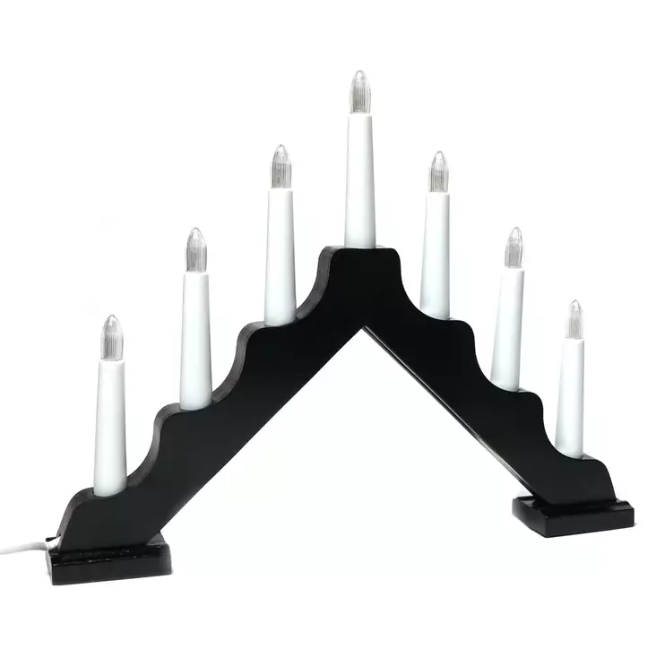 KYNTTELIKK=C3=96 LED 7 KYNTTIL=C3=84=C3=84 MUSTA - Kyntteliköt - 6438168110073 - 1