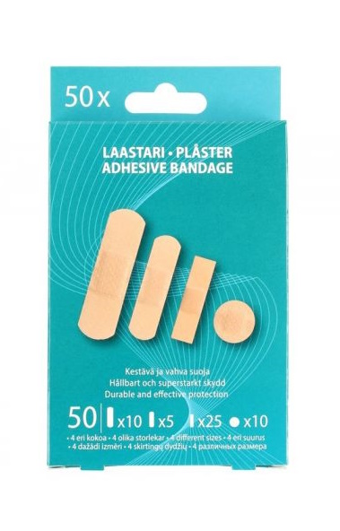 laastarilajitelma - Laastarit ja ensiapu - 6410410168643 - 1