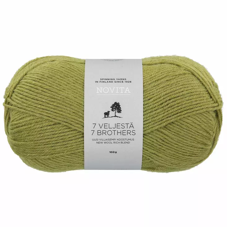 Novita 7 veljest=C3=A4 artisokka 330 - Sukkalangat - 6412618201313 - 1