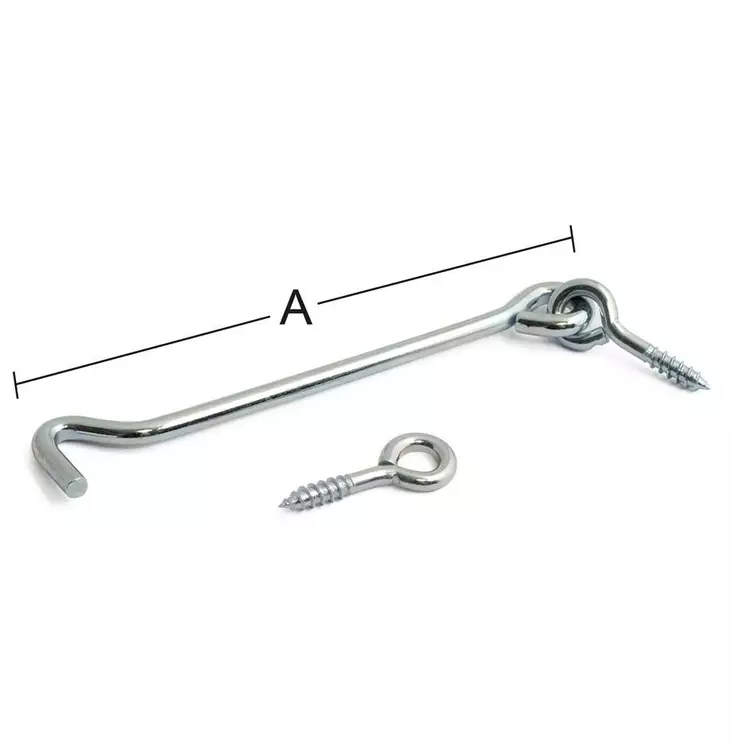 LANKAHAKA 1340 100MM 2kpl - Kiinnityshaat ja salvat - 7317900014253 - 1