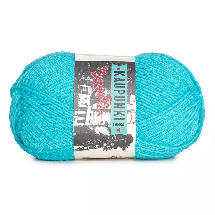 LANKA PYYNIKKI 52 TURKOOSI 100g - Sukkalangat - 6430063333083 - 1