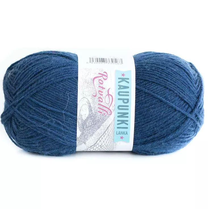 Lanka Rotvalli 51 Tummansininen 100 g - Sukkalangat - 6430063330563 - 1