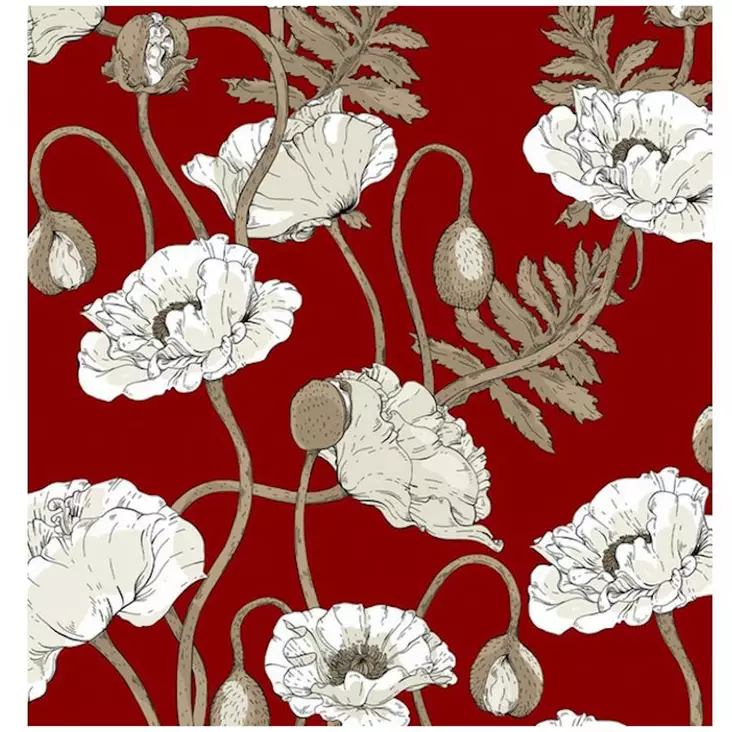 Lautasliina 24cm 20kpl Unikkoaika punainen Havi Nuppu - Kahviliinat 24x24 - 6411633327053 - 1