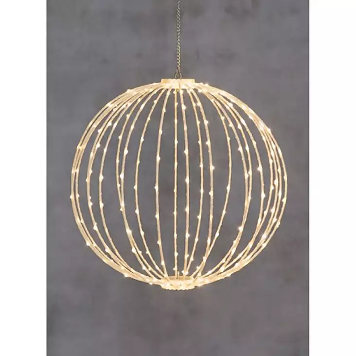 LED valopallo valk. 50cm 272l - Valosarjat verkkovirta - 6438506003593 - 1