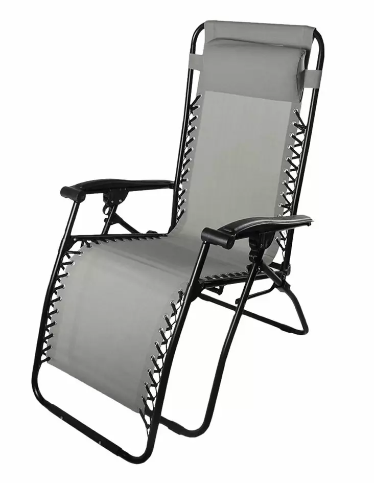 Lepotuoli spirit harmaa taittuva - Puutarhatuolit - 6438168092973 - 1