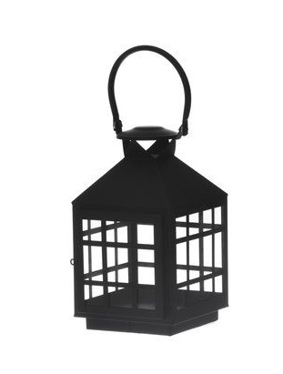 Musta lyhty 25cm - Ulkolyhdyt - 6410416191423 - 1