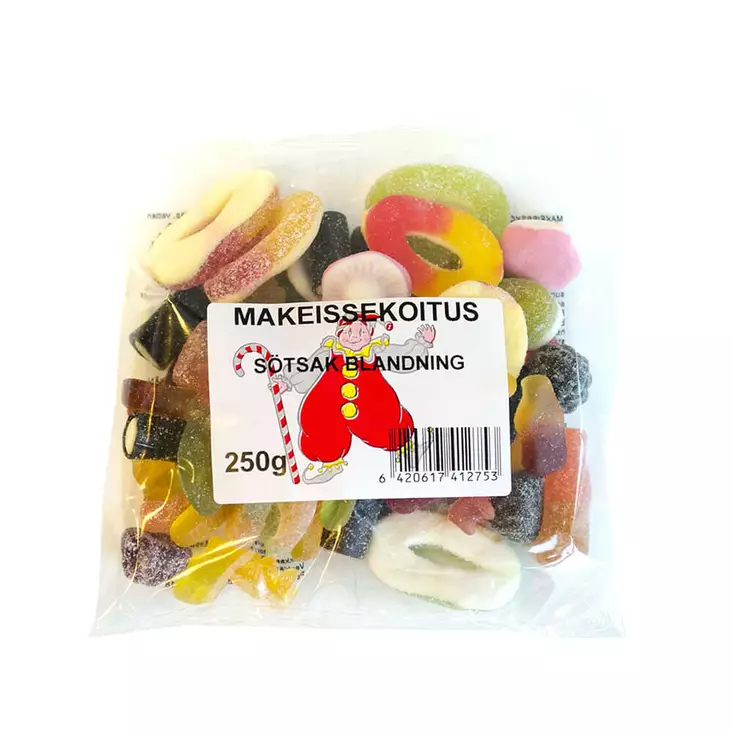 MAKEISSEKOITUS 250G - Makeiset ja naposteltavat - 6420617412753 - 1