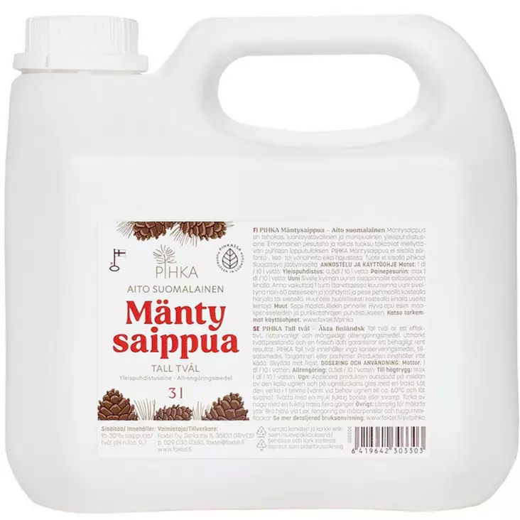 Mäntysaippua 3L Pihka. - Yleispuhdistusaineet - 6419642303303 - 1