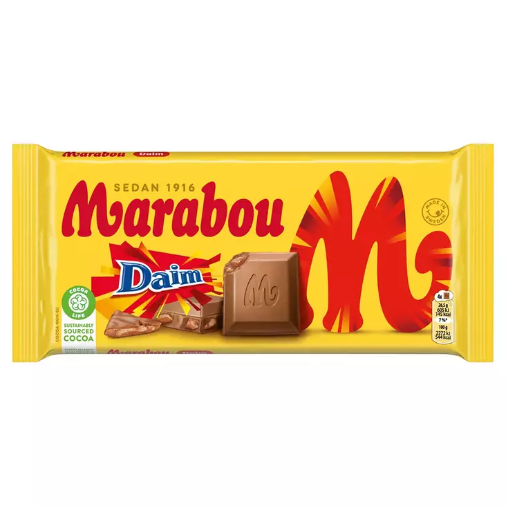 MARABOU DAIM SUKLAALEVY 200G - Suklaat - 7622201056643 - 1