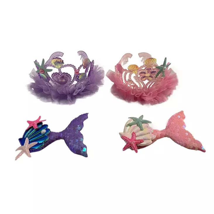 Mermaid väritiera ja koristeet - Roolileikit ja asut - 6438484012853 - 1