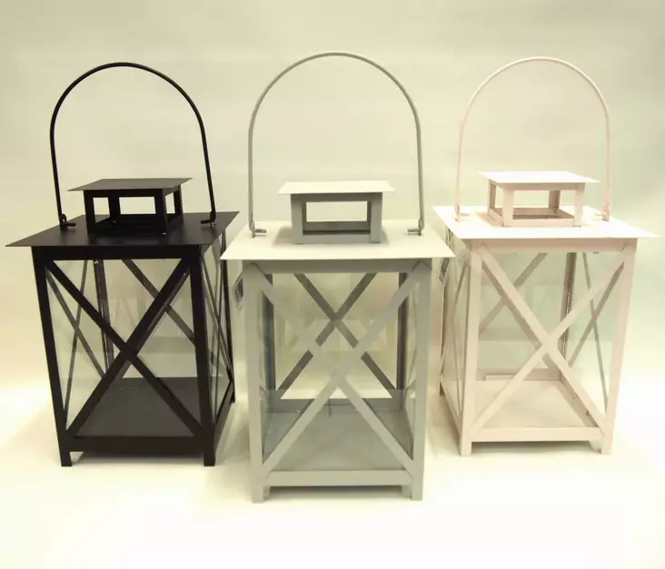 METALLILYHTY 17x17x25CM - Ulkolyhdyt - 6438168091143 - 1