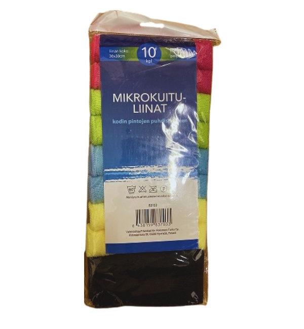 mikrokuituliinat 10kpl kodin siivousliinat polyester liinat - Siivousliinat ja rätit - 6438159837033 - 2