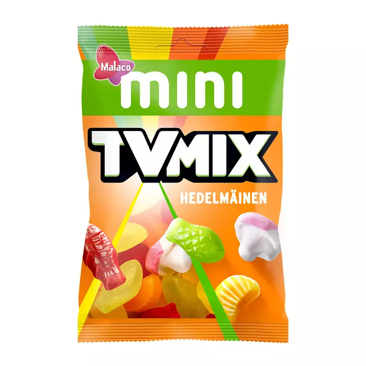 MINI TV MIX 110G HEDELMÄINEN - Makeiset ja naposteltavat - 6420256014073 - 1