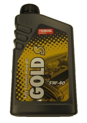 MOOTTORIÖLJY TEBOIL GOLD 5W40 1L - Moottoriöljyt - 6415790316523 - 1