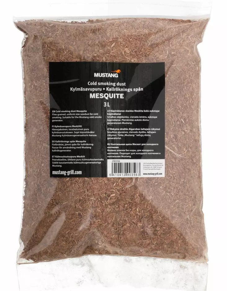 SAVUSTUSHAKE MESQUITE 3L HIENOJA - Savustus ja savustimet - 6410412903563 - 1