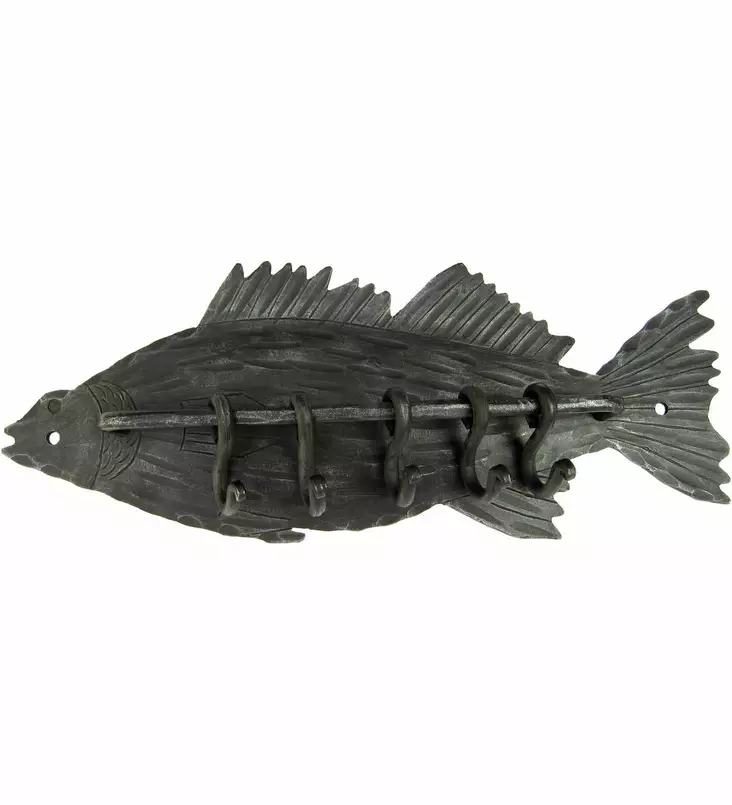 NAULAKKO KALA-AIHE TAKORAUTA 36CM SEPÄN TAKOMA - Koukut, naulakot ja telineet - 6430035700493 - 1