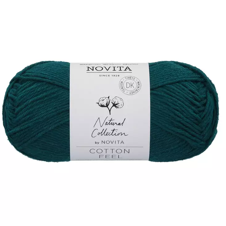 Novita Cotton Feel 50g Topaasi - Puuvillalangat - 6412618200163 - 1