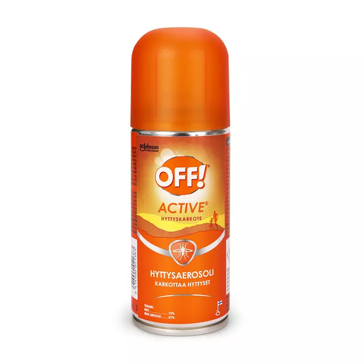 OFF ACTIVE 100ML SUIHKE - Hyttysmyrkyt ja hyttyssavut - 6414400021383 - 1