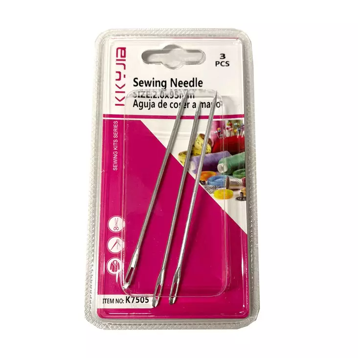 OMPELUNEULAT 2x95mm 3kpl/pkt - Ompelulangat ja ompelutarvikkeet - 6438159386883 - 1