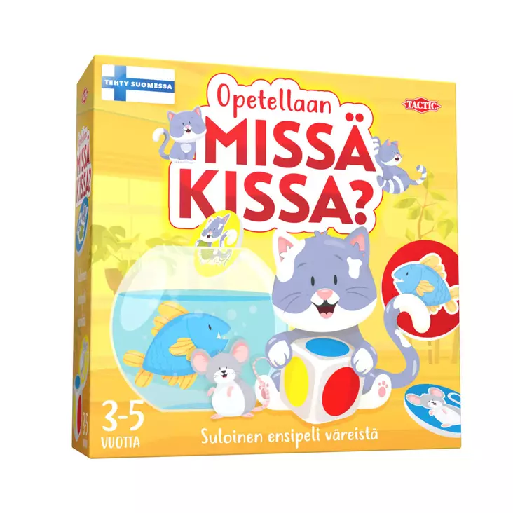 Opetellaan Missä kissa? - Lautapelit ja seurapelit - 6416739597133 - 1