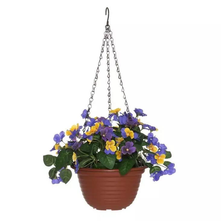 Orvokki amppeli 22cm - Tekokasvit ja muovikukat - 6410416314693 - 1