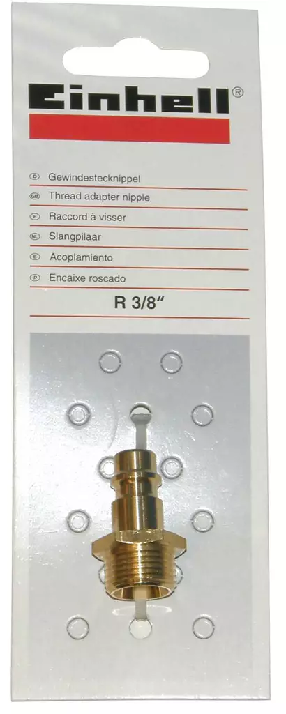 PAINEILMA Pikaliitin uros, ulkokierre R3/8" - Paineilmaletkut ja -liittimet - 4006825411683 - 1