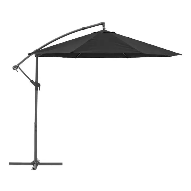 Päivänvarjo Banana musta 3m - Aurinkovarjot ja päivänvarjot - 6410416372853 - 1