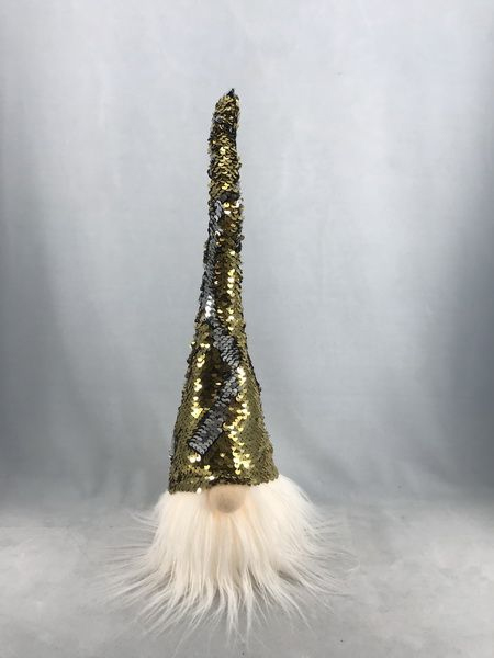 PALJETTITONTTU 45CM LED-VALOLLA - Joulutontut - 6410413196803 - 1