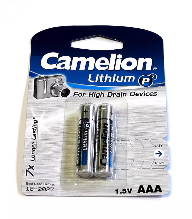 PARISTO AAA 2KPL CAMELION LITHIUM - Sormiparistot - 4260033154873 - 1