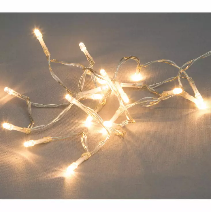 PARISTOVALO 20LED LÄMMIN VALKOINEN - Valosarjat paristokäyttöiset - 6410412390523 - 1