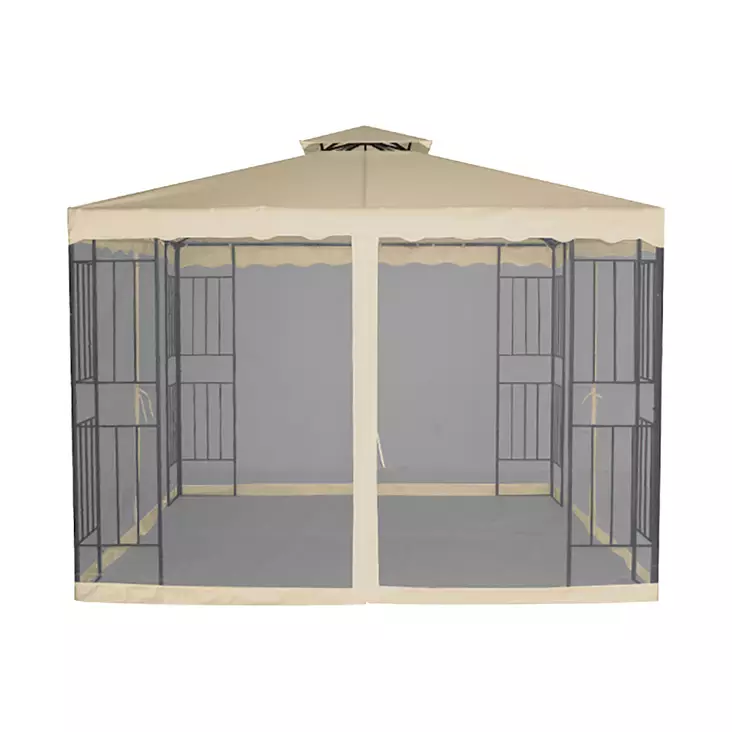 Paviljonki Barcelona 3 x 3 m beige - Paviljongit - 6438168120003 - 1