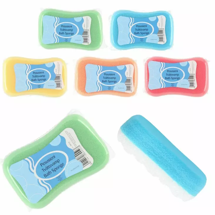 Pesusieni suihkusieni karhea ja sile=C3=A4 puoli - Saunahunajat ja saunapeseytyminen - 6410412855503 - 1