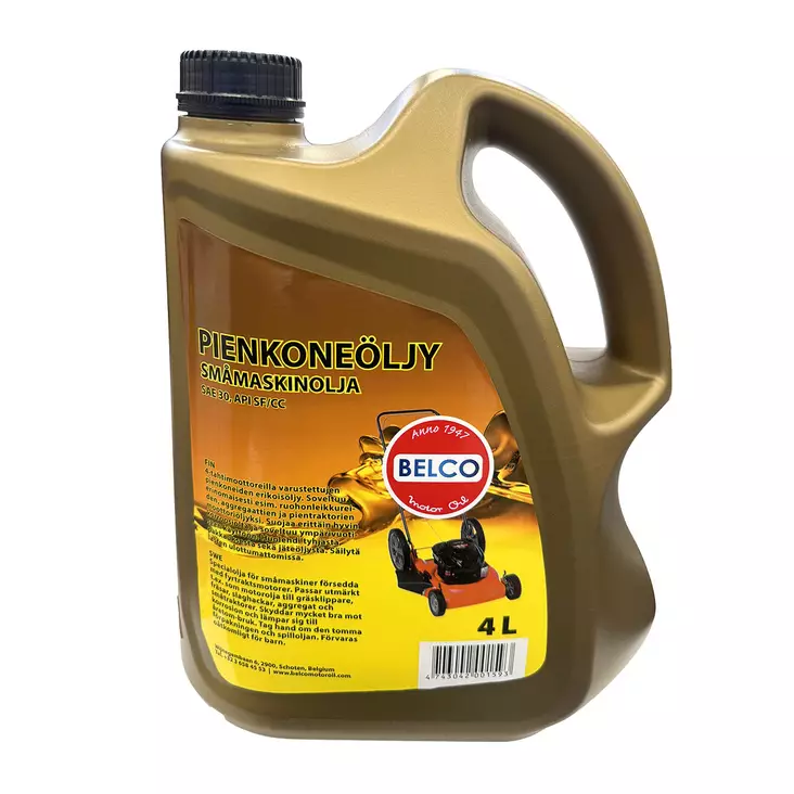 Pienkoneöljy Belco SAE30 4 L - Moottoriöljyt - 4743042001593 - 4