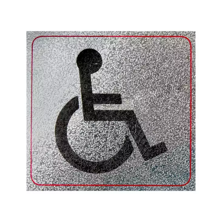 Pisla kuvatarra esteetön - Opasteet ja kyltit - 6414676016663 - 1