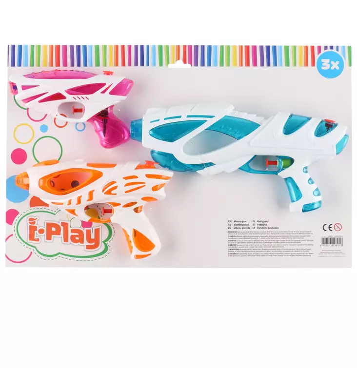 Pakkauksessa kolme erikokoista vesipyssy=C3=A4 hauskoihin kes=C3=A4lei=
kkeihin. Ik=C3=A4suositus 3+. - Vesipyssyt ja rantaleikit - 6410413296053 - 1