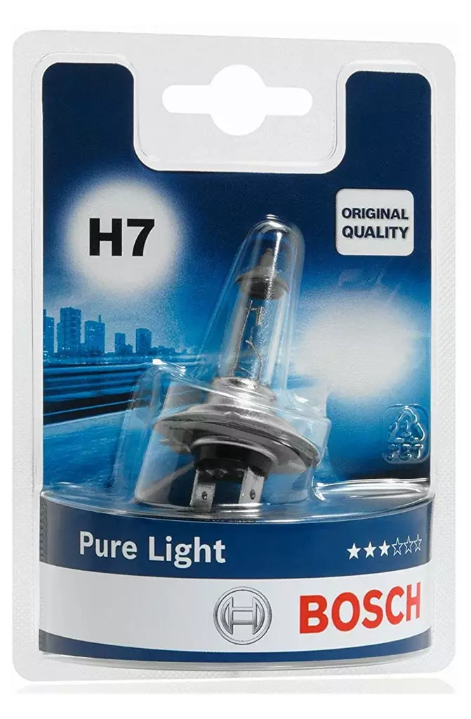 Polttimo H7 12V 55W PX26d Bosch 1kpl - Polttimot ja polttimotarvikkeet - 3165141228793 - 1