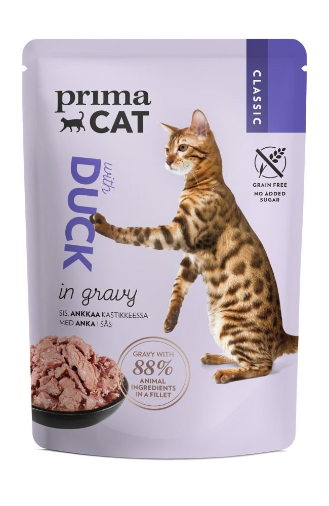 Maukasta kissanruokaa PrimaCat. - Kissanruoat ja herkut - 6430076891723 - 1