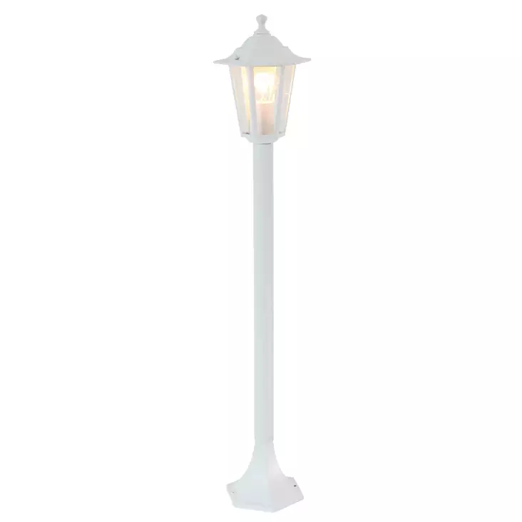 Pylväsvalaisin IKURI E27 IP44 100cm valkoinen - Ulkovalaisimet - 6438140480293 - 1