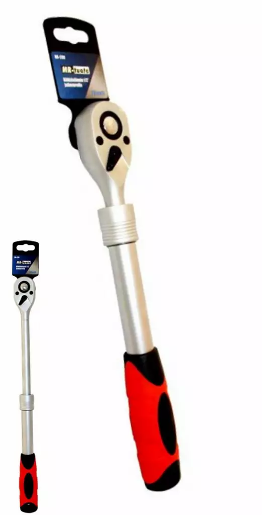 RÄIKKÄVÄÄNNIN 1/2" JATKOVARRELLA - Räikkävääntimet ja nivelvääntimet - 6430032156613 - 1