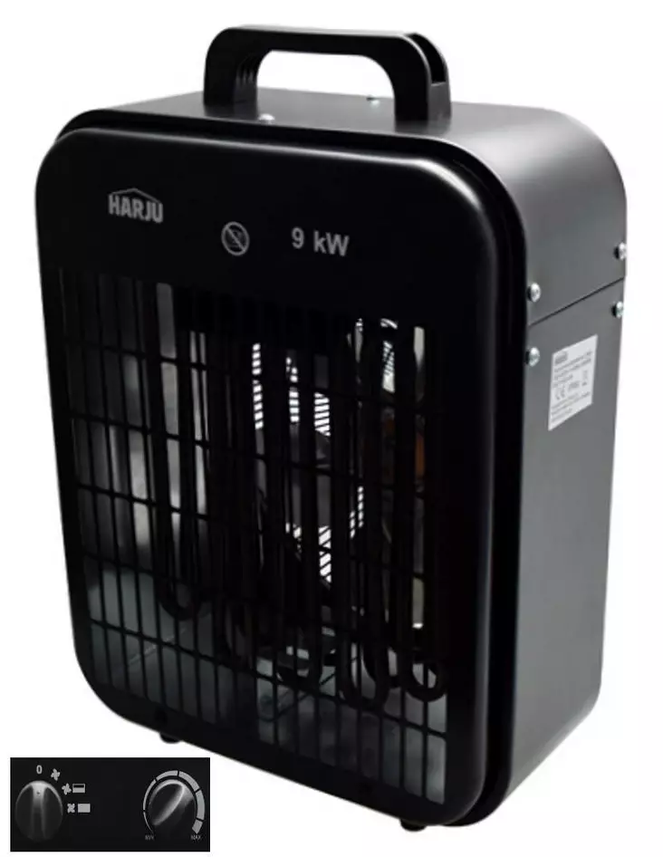 RAKENNUSL=C3=84MMITIN 9KW - Rakennuslämmittimet ja lämpöpuhaltimet - 6438140033093 - 1