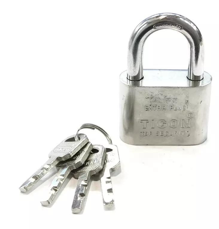 RIIPPULUKKO 50MM TIGON - Riippulukot, kassalippaat ja kassakaapit - 6438417029613 - 1