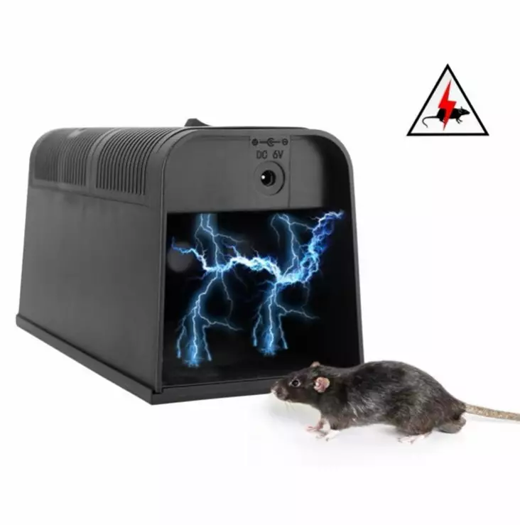 Paristoilla toimiva tehokas sähköinen rotanloukku. - Jyrsiöiden torjunta ja hiirenloukut - 6438168111063 - 1