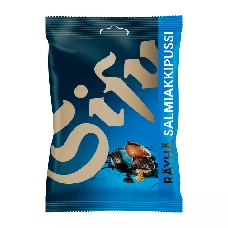 Sisu Räyhä Salmiakkikarkkipussi 160g - Makeiset ja naposteltavat - 6420256911013 - 1