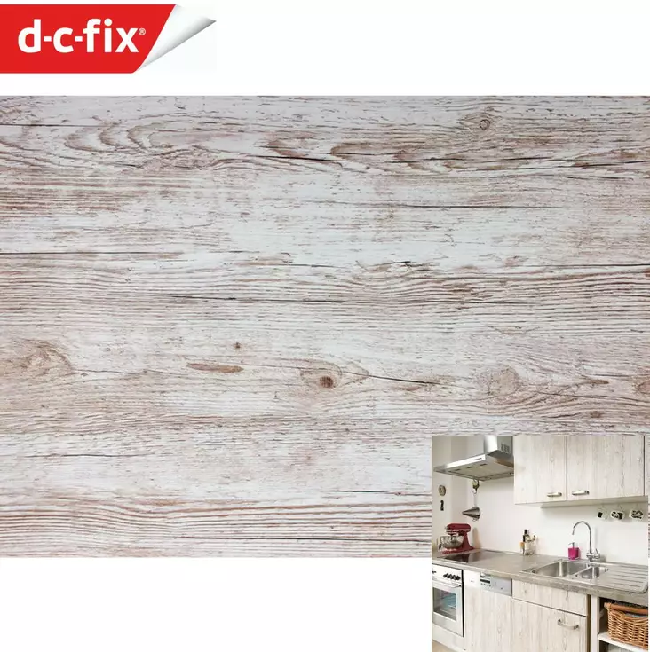 SISUSTUSKALVO D-C-Fix 346-8138 67,5x200cm Kelopuu kontaktimuovi - Sisustuskalvot - 4007386311733 - 1