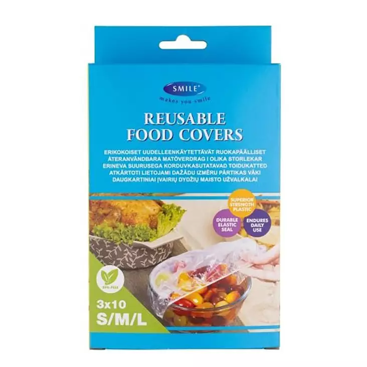 Smile Tuoresuojahuppu 30 kpl kuminauhall - Säilytyskelmut ja -paperit - 4742002003813 - 1