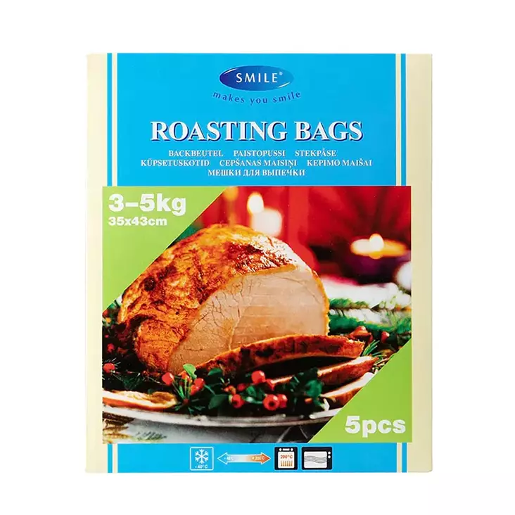 Smile paistopussi 45x55cm, 2 kpl - Paisto- ja savustuspussit - 4742002005923 - 1