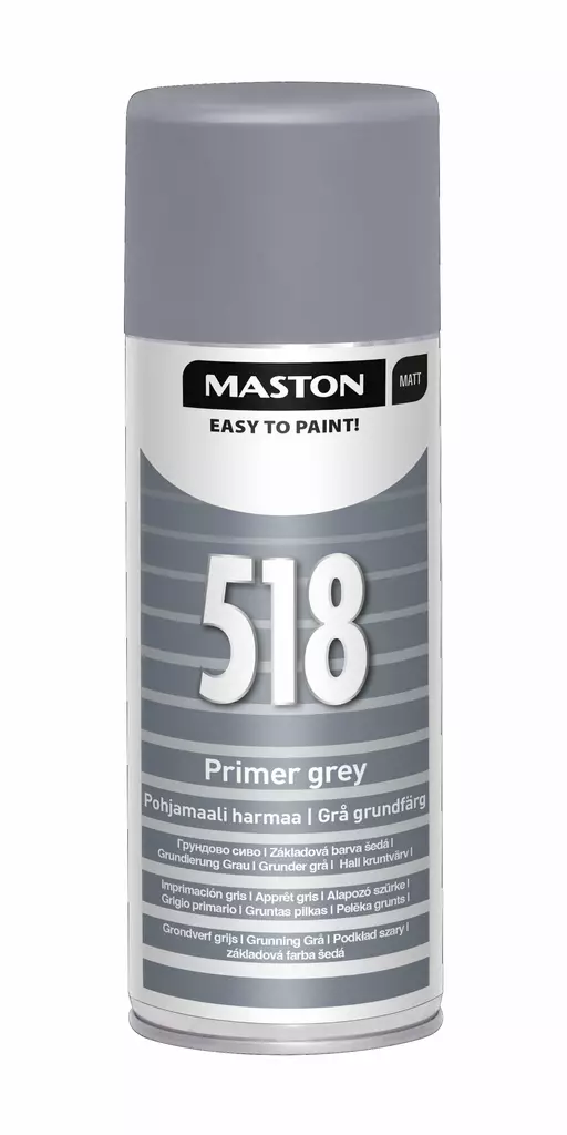 Spraymaali 100 Pohjamaali harmaa 400ml - Spraymaalit - 6412491005183 - 1