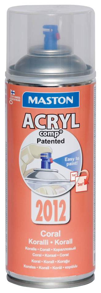 SPRAYMAALI KORALLI ACRYLCOMP 2012 400ml MASTON - Spraymaalit - 6412490023003 - 1